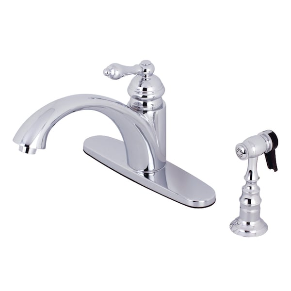 KS6571ALBS Single-Handle Kitchen Faucet, Polished Chrome